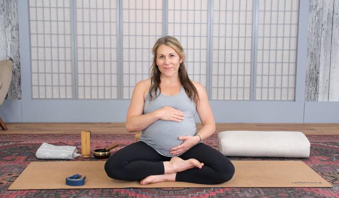 Poster image for No Stress: Shoulders & Chest Prenatal Flow